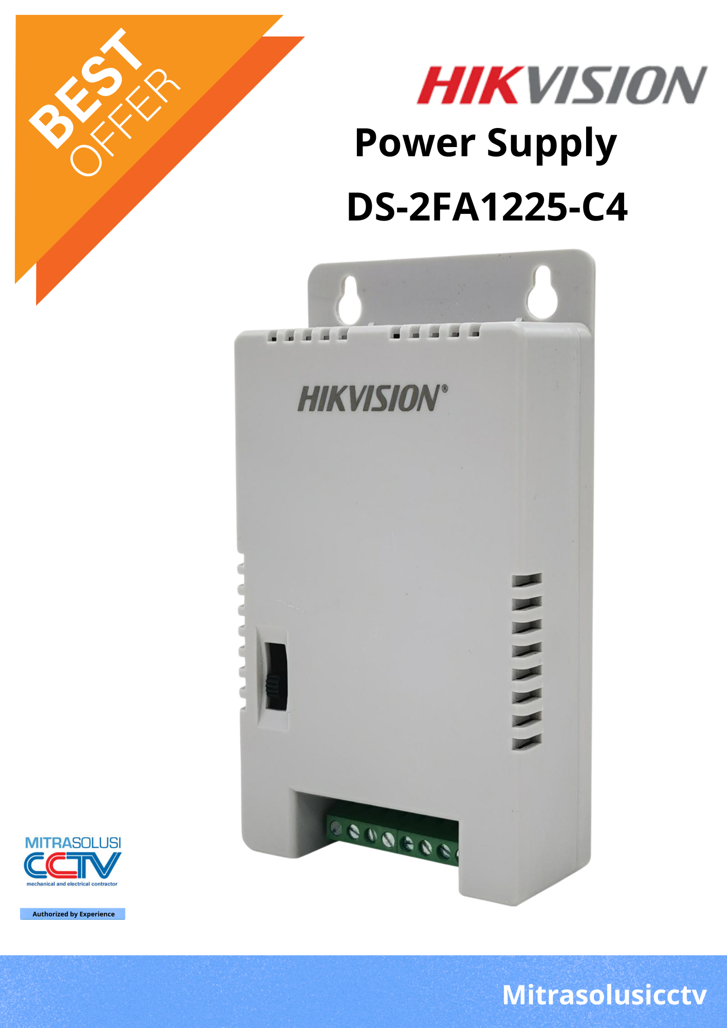 Power Suplay CCTV Hikvision DS-2FA1225-C4