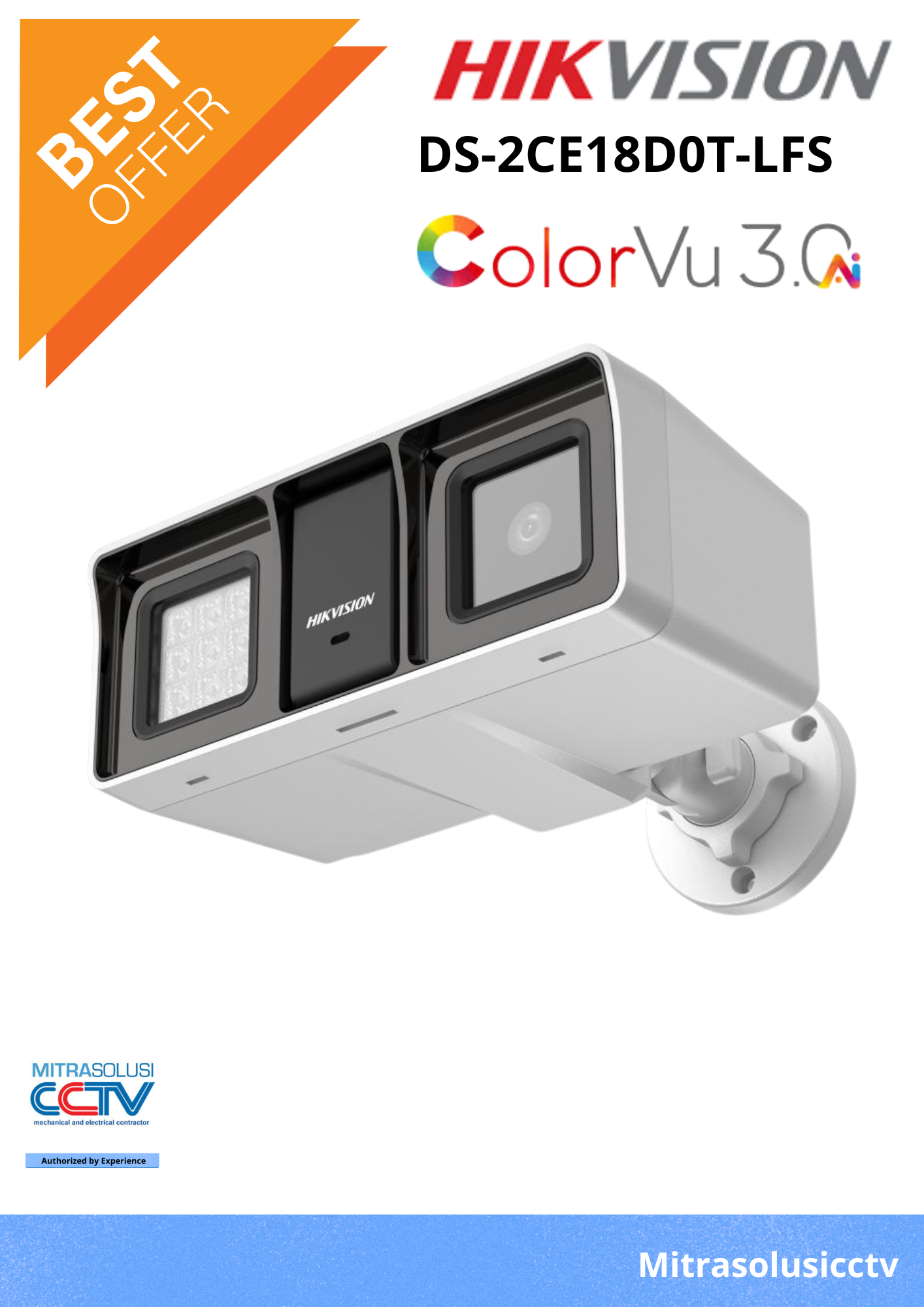 Kamera Outdoor Hikvision DS-2CE18D0T-LFS