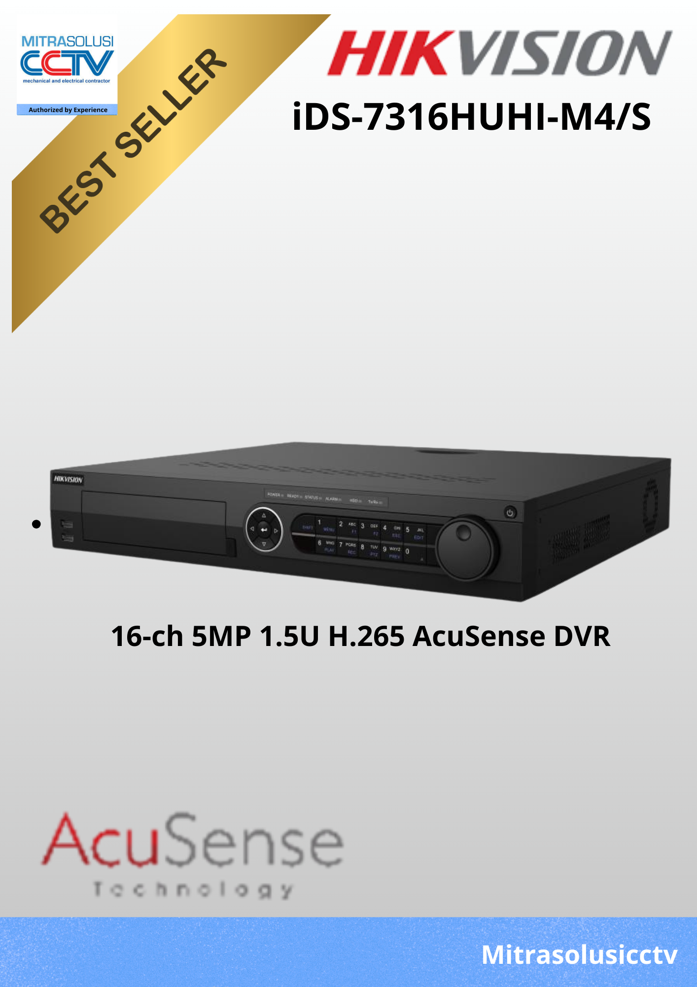 NVR Hikvision iDS-7316HUHI-M4/S