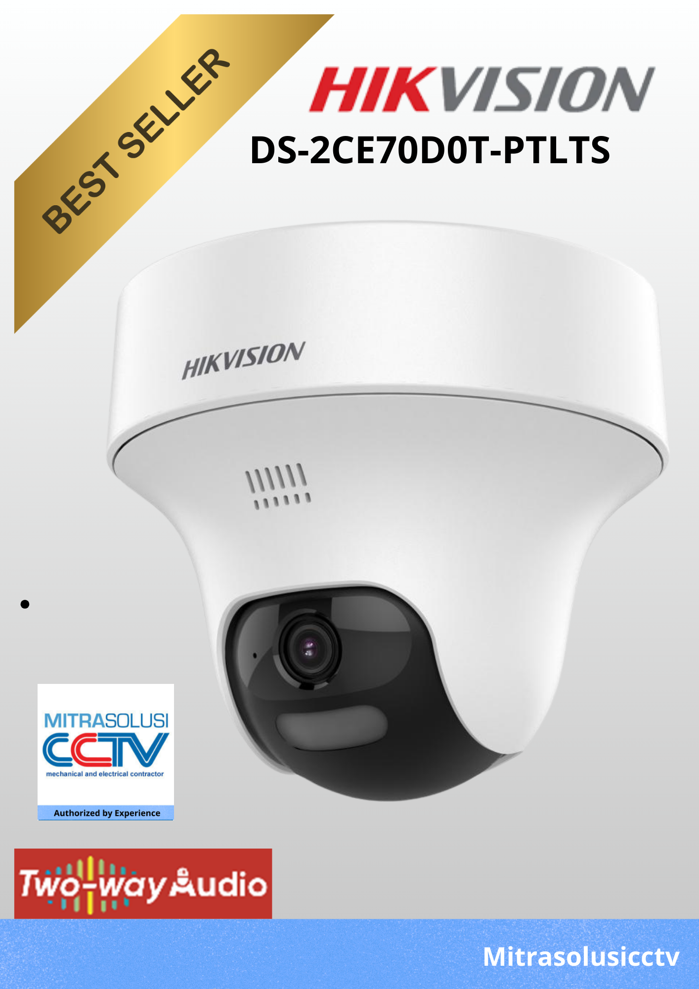 Kamera Indoor Hikvision DS-2CE70D0T-PTLTS