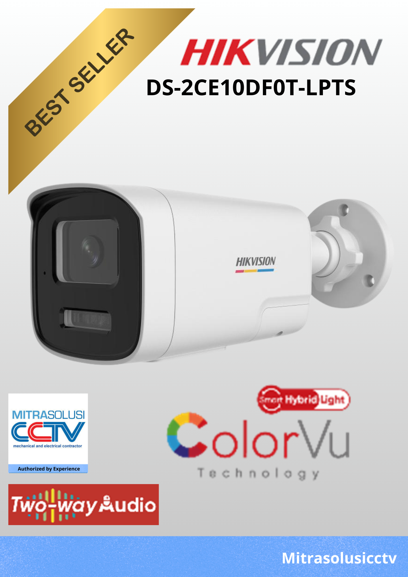 Kamera Indoor Hikvision DS-2CE10DF0T-LPTS