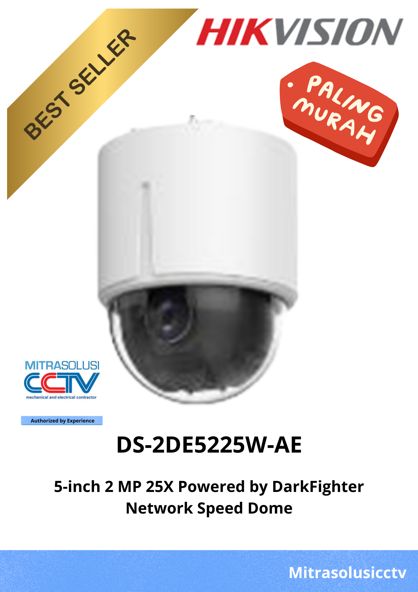 Kamera Indoor Hikvision DS-2DE5225W-AE